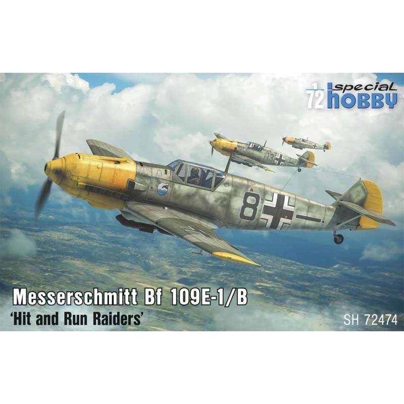Messerschmitt Bf 109E-1/B. SPECIAL HOBBY SH72474