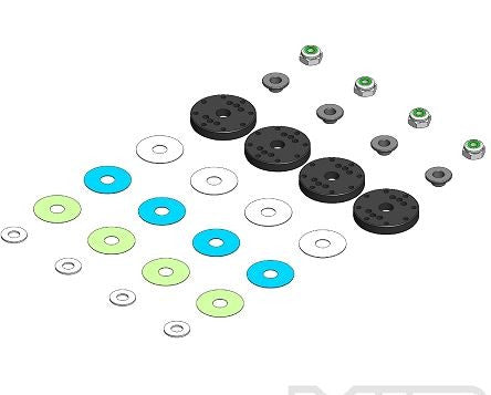 MIP Kit bypass1 per ammortizzatore Kyosho MP9/MP10 19050