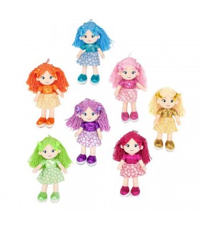 Miss Decarine Rainbow Bambola Pezza 35Cm 7 Asst.