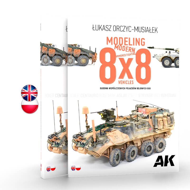Modellazione di moderni veicoli corazzati da combattimento 8x8. AK INTERACTIVE AK130017