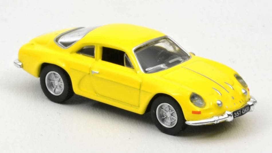 MODELLINO IN SCALA COMPATIBILE CON ALPINE A110 1973 YELLOW 1:87 NOREV NV517823