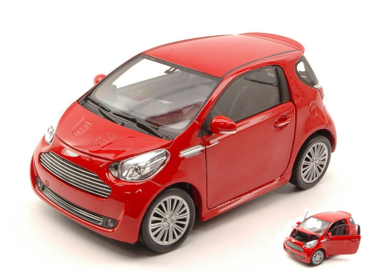 MODELLINO IN SCALA COMPATIBILE CON ASTON MARTIN CYGNET 2010 RED 1:24 WELLY WE4028R
