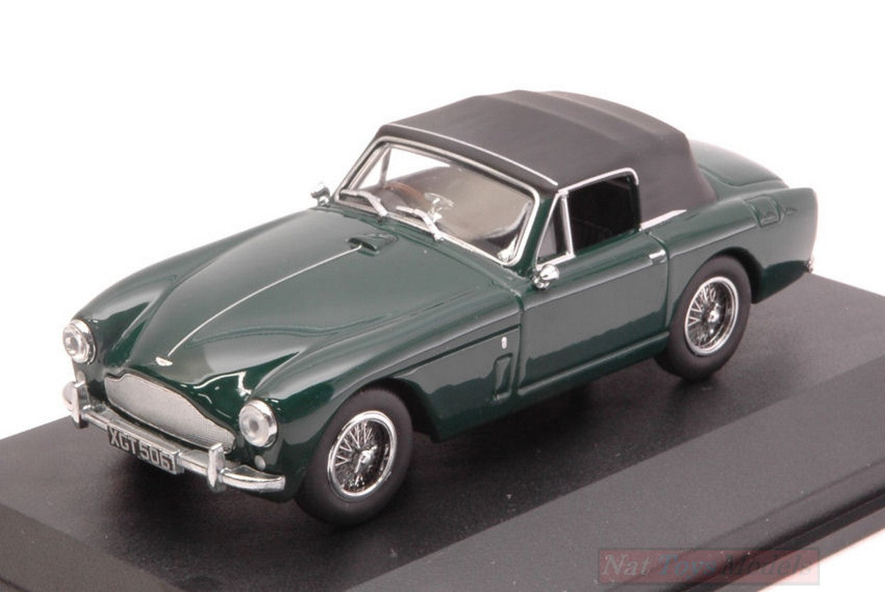 MODELLINO IN SCALA COMPATIBILE CON ASTON MARTIN DB2 MKIII DHC BRITISH RACING GREEN 1:43 OXFORD OXFAMDB2002