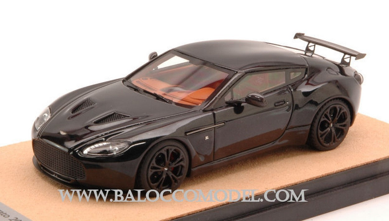 MODELLINO IN SCALA COMPATIBILE CON ASTON MARTIN V12 ZAGATO 2012 BLACK ED.LIM.PCS 20 1:43 TECNOMODEL TMDMI52AF