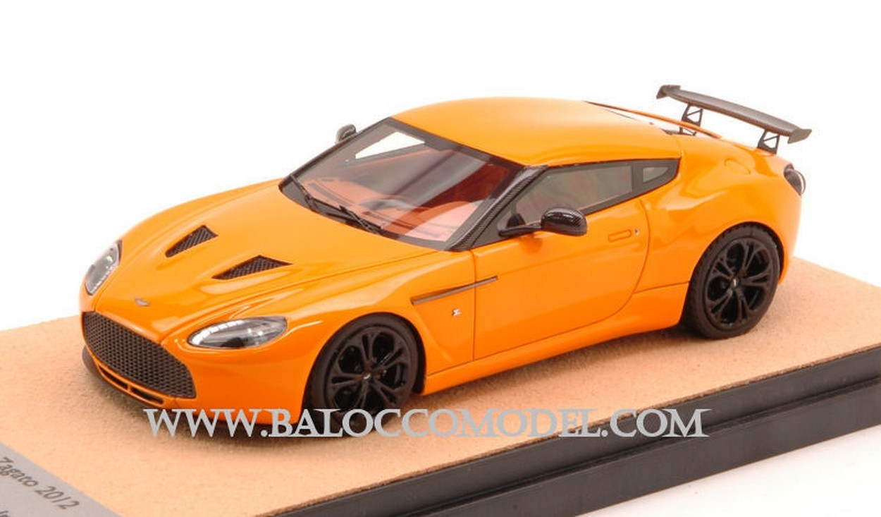MODELLINO IN SCALA COMPATIBILE CON ASTON MARTIN V12 ZAGATO 2012 ORANGE ED.LIM.PCS 20 1:43 TECNOMODEL TMDMI52AH