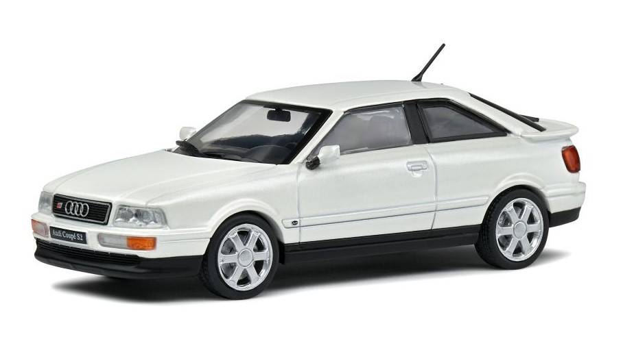 MODELLINO IN SCALA COMPATIBILE CON AUDI COUPE S2 1992 WHITE 1:43 SOLIDO SL4312202