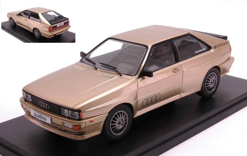 MODELLINO IN SCALA COMPATIBILE CON AUDI QUATTRO MET.BEIGE 1:24 WHITEBOX WB124126