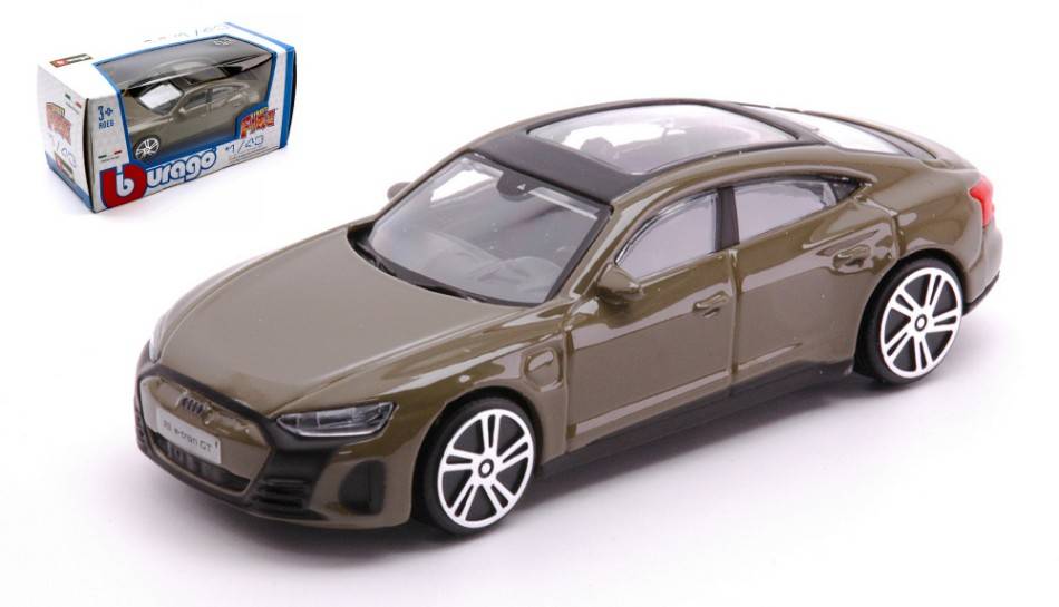 MODELLINO IN SCALA COMPATIBILE CON AUDI RS e-TRON 2022 OLIVE GREEN 1:43 BURAGO BU30463G