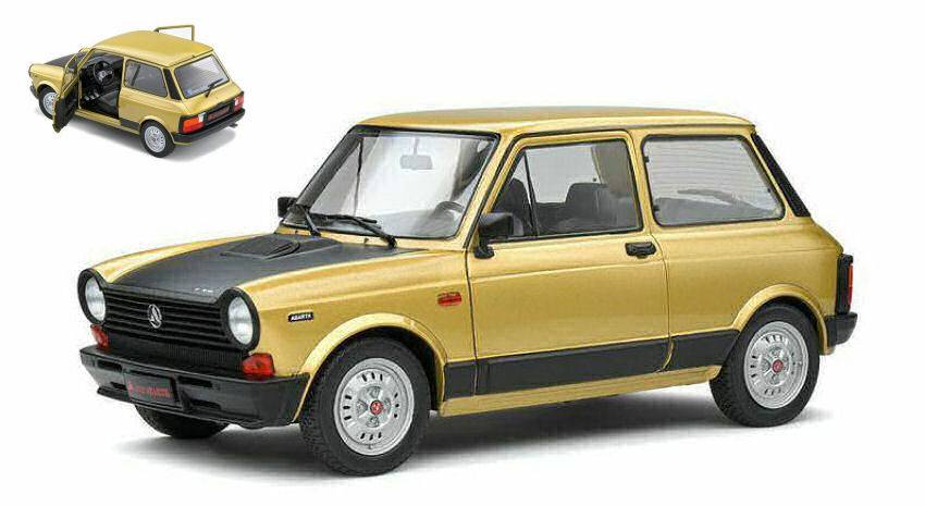 MODELLINO IN SCALA COMPATIBILE CON AUTOBIANCHI A112 MK.5 ABARTH 1980 BRONZE METALLIC 1:18 SOLIDO SL1803804