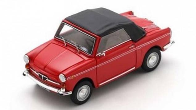 MODELLINO IN SCALA COMPATIBILE CON AUTOBIANCHI CABRIOLET EDEN ROC 1964/5 RED 1:43 SCHUCO SH450927300