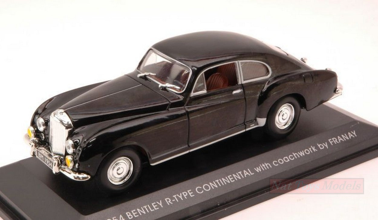 MODELLINO IN SCALA COMPATIBILE CON BENTLEY R-TYPE CONTINENTAL 1954 BLACK 1:43 LUCKY DIE CAST LDC43212BK