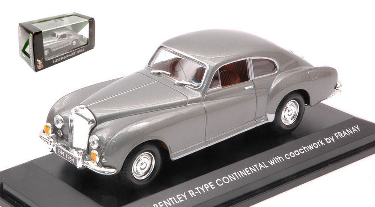 MODELLINO IN SCALA COMPATIBILE CON BENTLEY R-TYPE CONTINENTAL 1954 GREY 1:43 LUCKY DIE CAST LDC43212GY