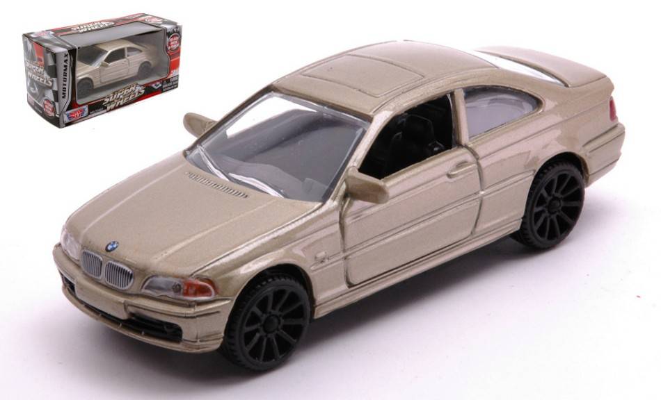 MODELLINO IN SCALA COMPATIBILE CON BMW 328 CI CHAMPAGNE 1:43 MOTORMAX MTM4020