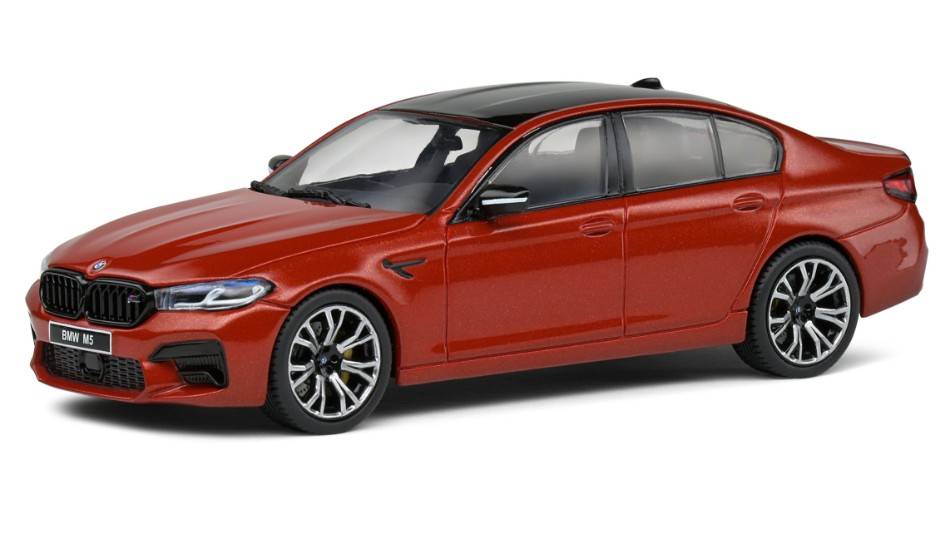 MODELLINO IN SCALA COMPATIBILE CON BMW 5 SERIES M5 (F90) V8 BITURBO 2021 RED 1:43 SOLIDO SL4312702