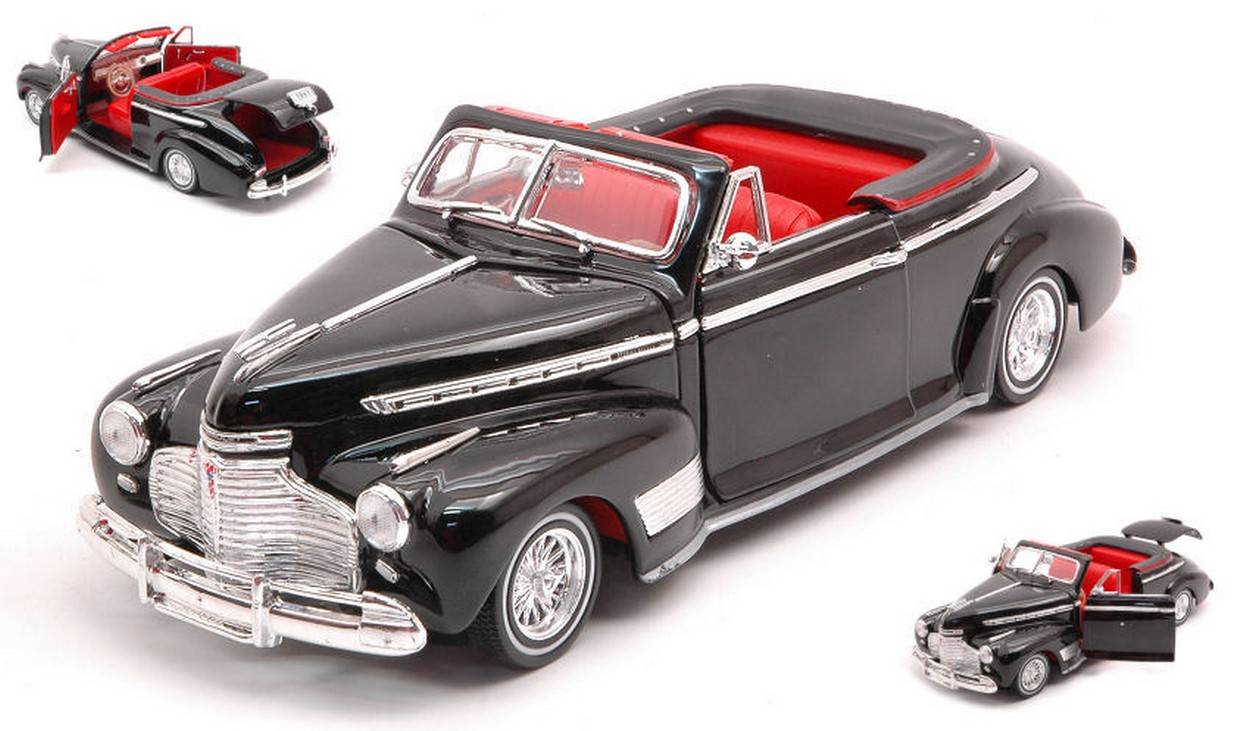 MODELLINO IN SCALA COMPATIBILE CON CHEVROLET SPECIAL DELUXE TUNING BLACK 1:24 WELLY WE22411LR-BK