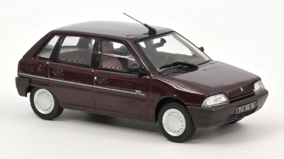 MODELLINO IN SCALA COMPATIBILE CON CITROEN AX TEN 1992 OPERA RED 1:43 NOREV NV155163