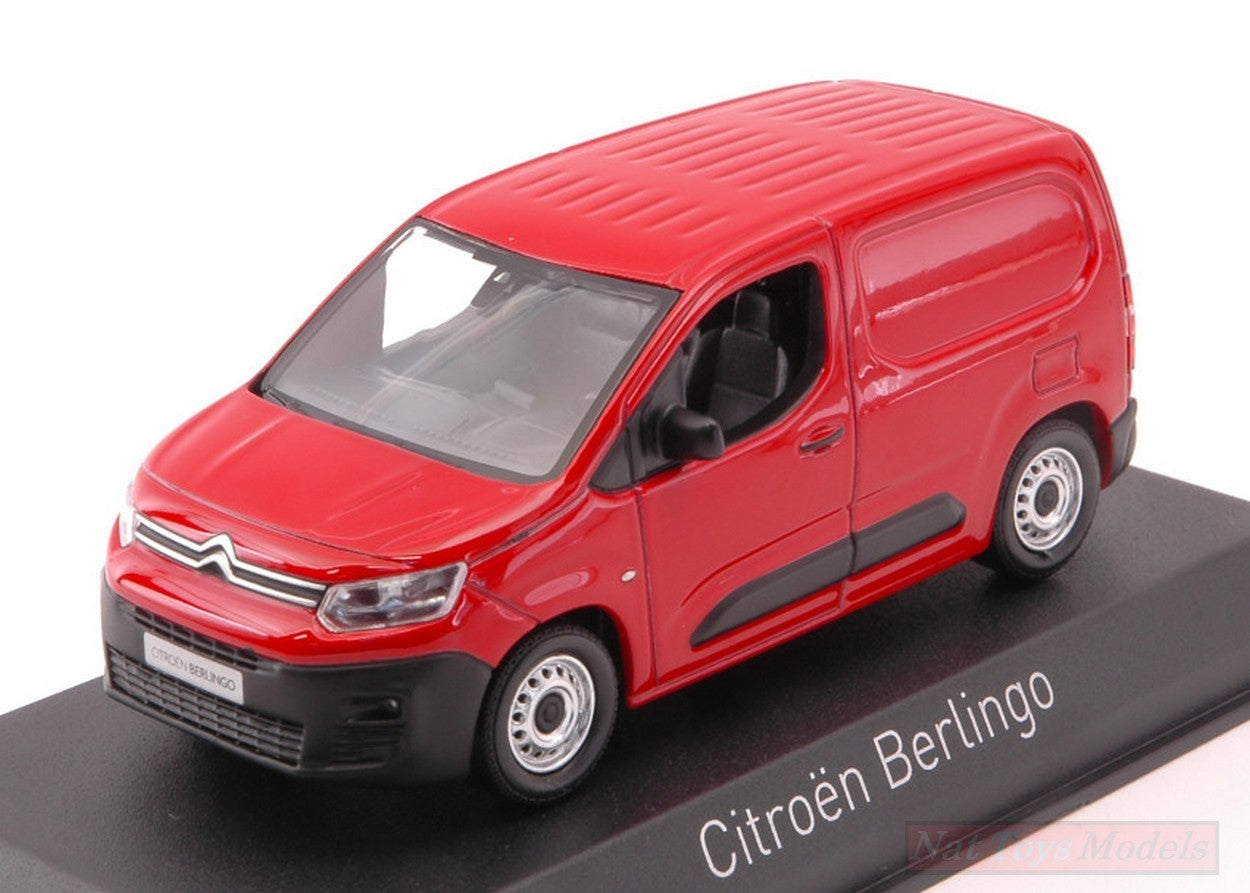 MODELLINO IN SCALA COMPATIBILE CON CITROEN BERLINGO VAN 2018 RED 1:43 NOREV NV155771