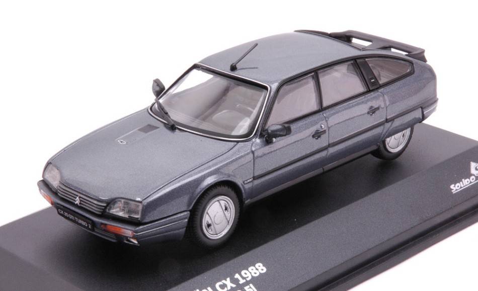 MODELLINO IN SCALA COMPATIBILE CON CITROEN CX GTI TURBO II 1990 MET.GREY 1:43 SOLIDO SL4311701