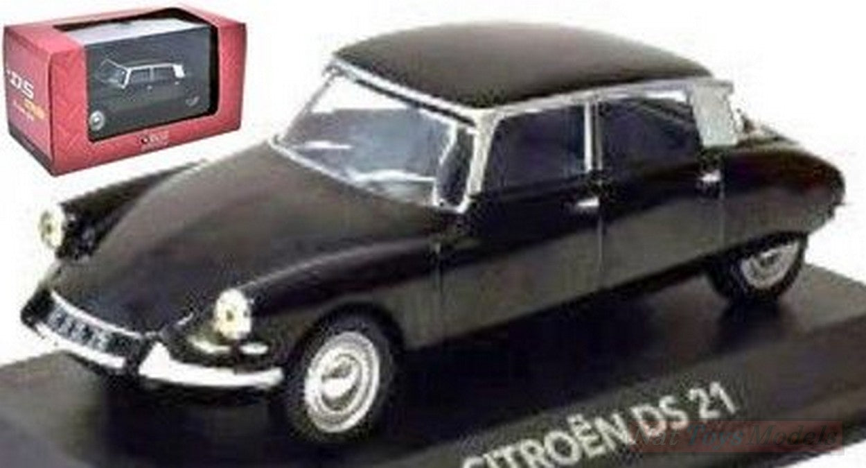 MODELLINO IN SCALA COMPATIBILE CON CITROEN DS 21 BLACK 1:43 EDITORIA 2147205