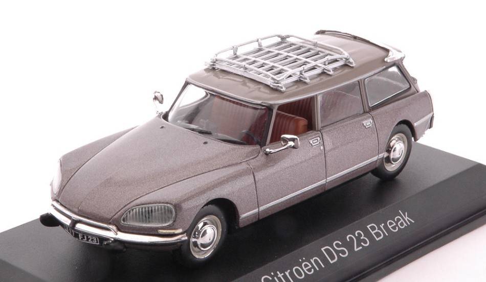 MODELLINO IN SCALA COMPATIBILE CON CITROEN DS 23 BREAK 1974 SCARABEE BROWN 1:43 NOREV NV155047