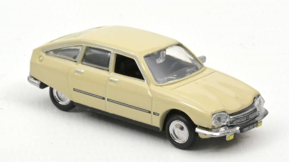 MODELLINO IN SCALA COMPATIBILE CON CITROEN GS PALLAS 1977 BEIGE 1:87 NOREV NV158222