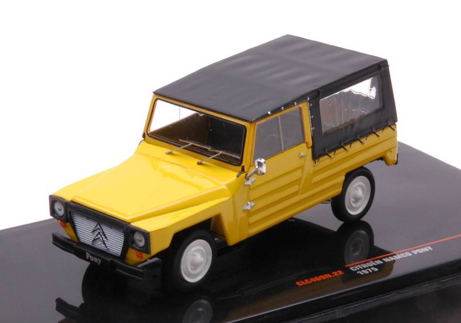 MODELLINO IN SCALA COMPATIBILE CON CITROEN NAMCO PONY 1975 YELLOW 1:43 IXO MODEL CLC469