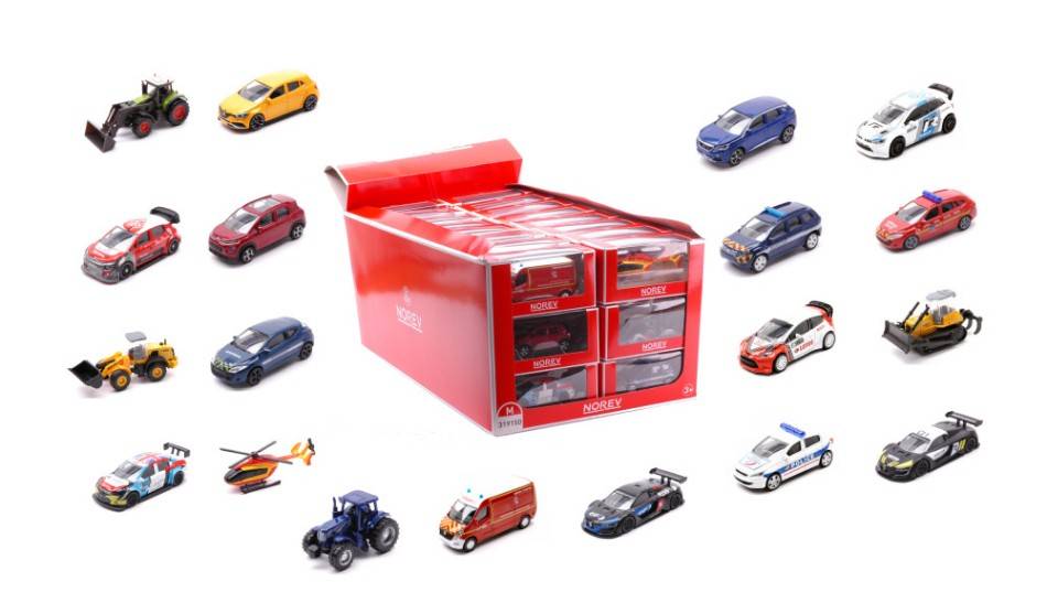 MODELLINO IN SCALA COMPATIBILE CON DISPLAY 48 MODELS ASS. MULTIGAM 1:64 NOREV NV319150OLD