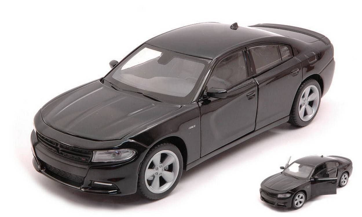 MODELLINO IN SCALA COMPATIBILE CON DODGE CHARGER R/T BLACK 1:24 WELLY WE24079BK