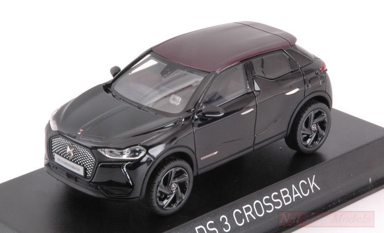 MODELLINO IN SCALA COMPATIBILE CON DS 3 CROSSBACK "LA PREMIERE" 2019 BLACK & RED ROOF 1:43 NOREV NV170020