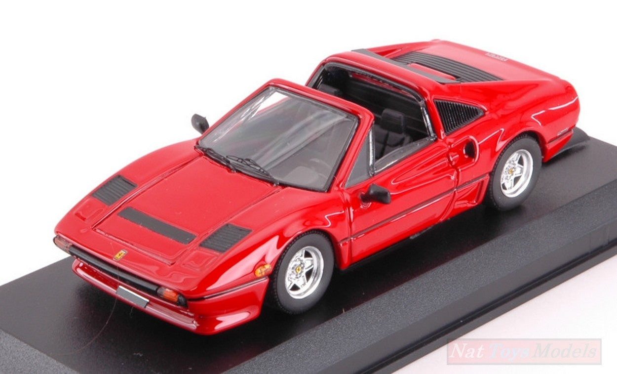 MODELLINO IN SCALA COMPATIBILE CON FERRARI 208 GTS TURBO 1983 RED 1:43 BEST MODEL BT9760