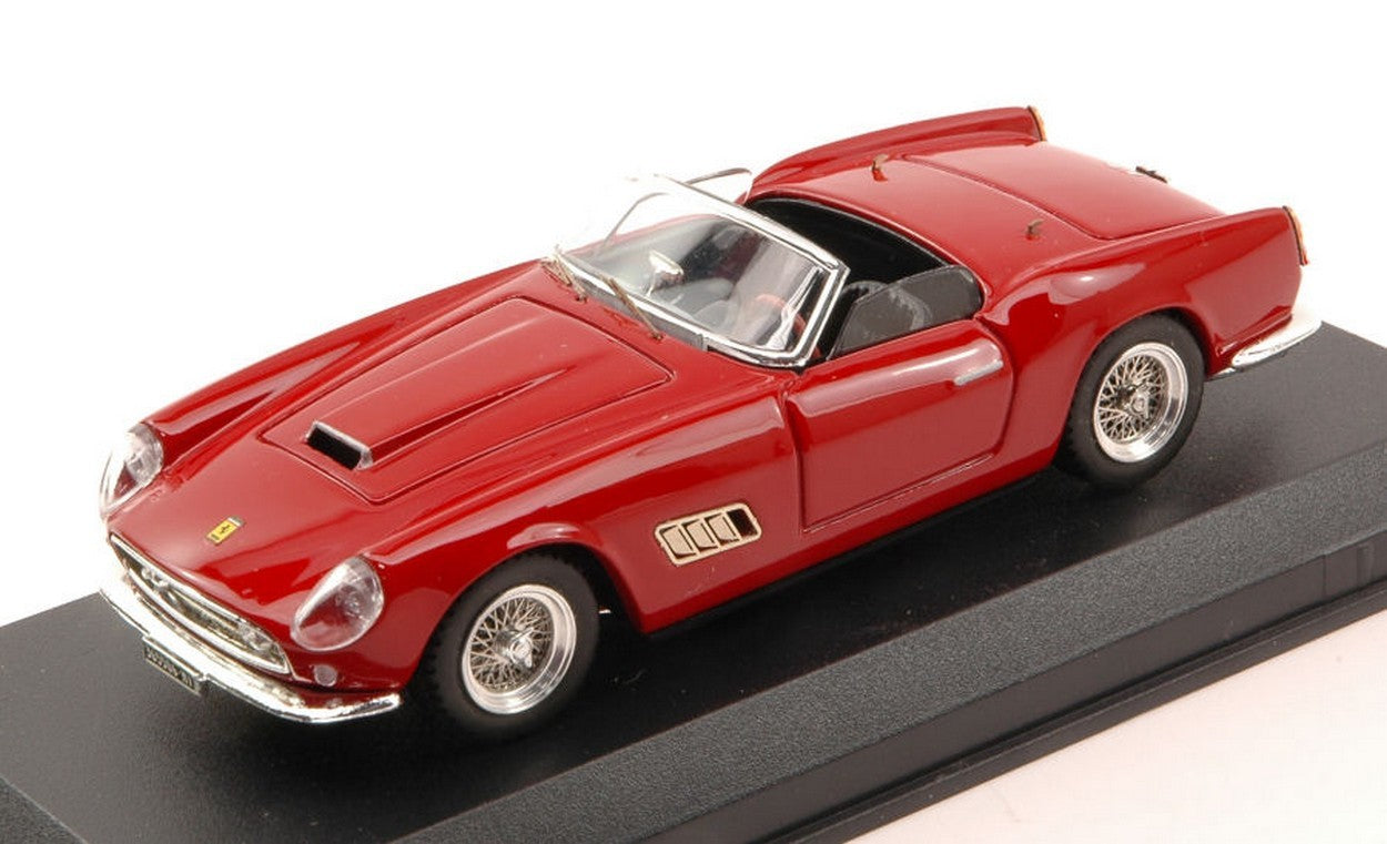 MODELLINO IN SCALA COMPATIBILE CON FERRARI 250 CALIFORNIA 1958 VERSIONE FARI CARENATI RED 1:43 ART MODEL AM0077