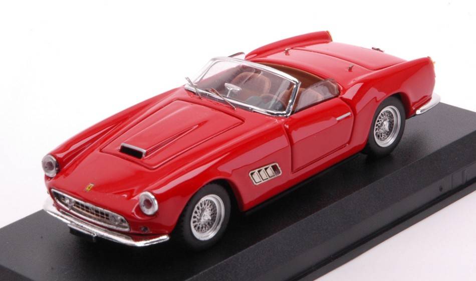MODELLINO IN SCALA COMPATIBILE CON FERRARI 250 CALIFORNIA LWB 1958 SHORT NOSE RED 1:43 ART MODEL AM0435