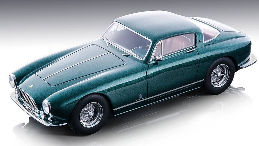 MODELLINO IN SCALA COMPATIBILE CON FERRARI 250 GT EUROPA 1955 MET.GREEN 1:18 TECNOMODEL TMD18229C
