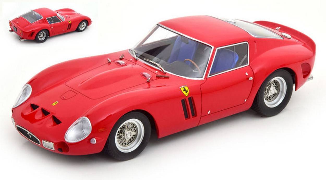 MODELLINO IN SCALA COMPATIBILE CON FERRARI 250 GTO 1962 RED 1:18 KK SCALE KKDC180731