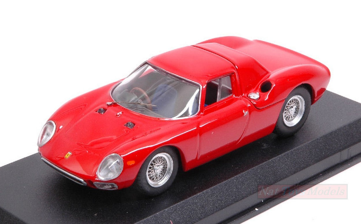 MODELLINO IN SCALA COMPATIBILE CON FERRARI 250 LM 1964 RED 1:43 BEST MODEL BT9008-2