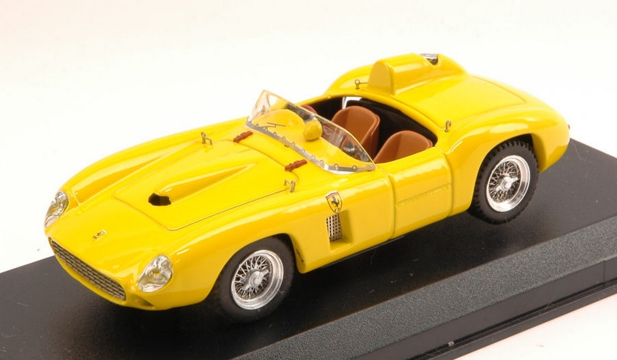 MODELLINO IN SCALA COMPATIBILE CON FERRARI 290 MM STREET 1957 YELLOW 1:43 ART MODEL AM0058