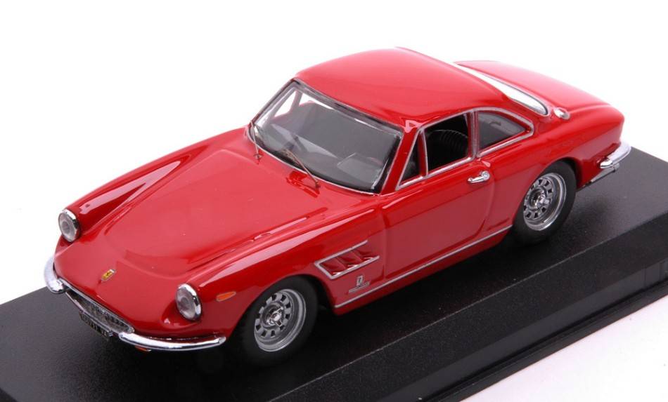 MODELLINO IN SCALA COMPATIBILE CON FERRARI 330 GTC 1966 RED 1:43 BEST MODEL BT9098