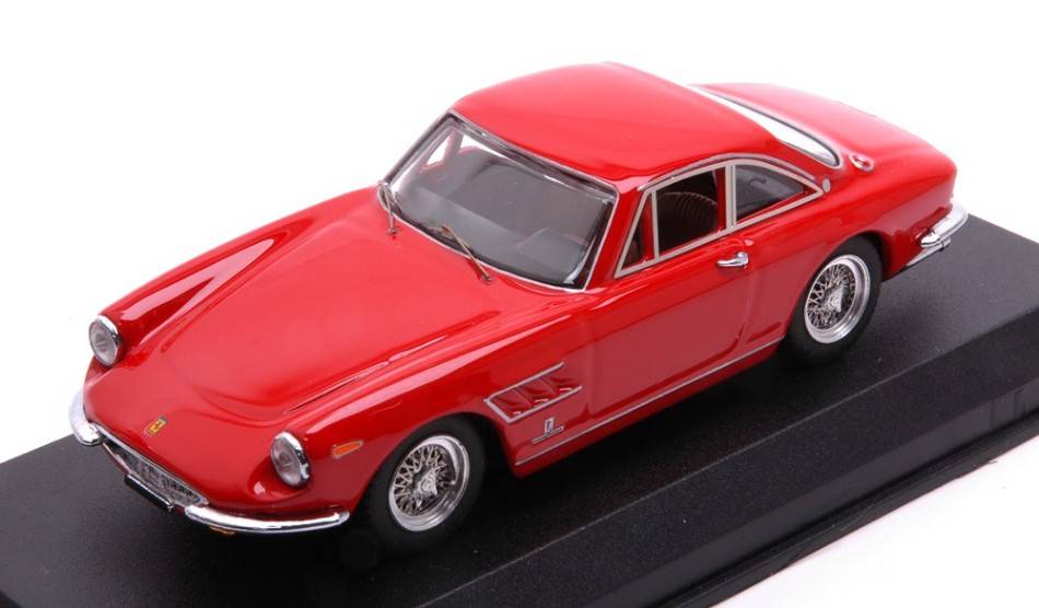 MODELLINO IN SCALA COMPATIBILE CON FERRARI 330 GTC 1966 RED 1:43 BEST MODEL BT9832