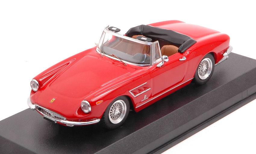 MODELLINO IN SCALA COMPATIBILE CON FERRARI 330 GTS 1967 RED RUOTE A RAGGI 1:43 BEST MODEL BT9812