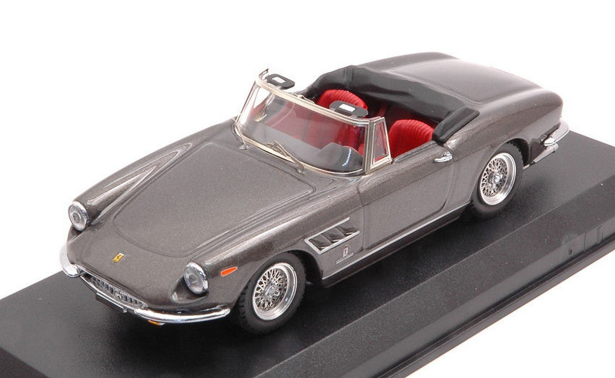 MODELLINO IN SCALA COMPATIBILE CON FERRARI 330 GTS 1968 CANNA DI FUCILE/GUNMETAL 1:43 BEST MODEL BT9804