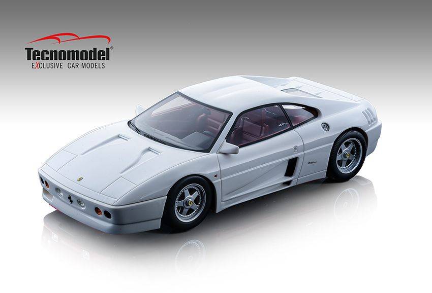 MODELLINO IN SCALA COMPATIBILE CON FERRARI 348 ZAGATO 1991 GLOSS WHITE 1:18 TECNOMODEL TMD18131D