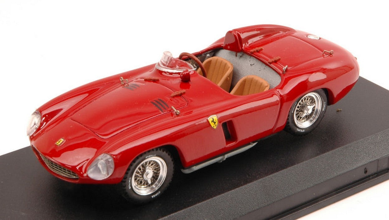 MODELLINO IN SCALA COMPATIBILE CON FERRARI 750 MONZA/500 MONDIAL 1954 PROVA RED 1:43 ART MODEL AM0146