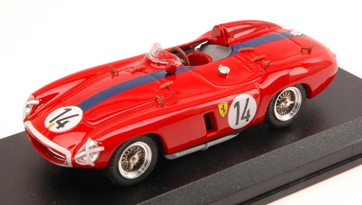 MODELLINO IN SCALA COMPATIBILE CON FERRARI 750 MONZA N.14 DNF LM 1955 M.GREGORY-"SPARKEN" 1:43 ART MODEL AM0187