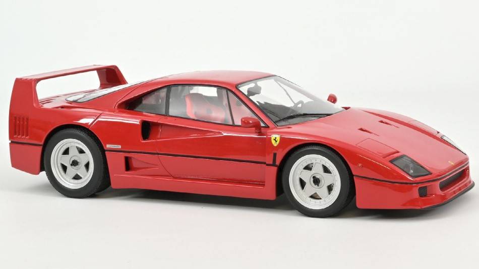 MODELLINO IN SCALA COMPATIBILE CON FERRARI F40 1987 RED 1:12 NOREV NV127900