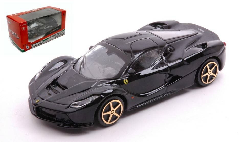 MODELLINO IN SCALA COMPATIBILE CON FERRARI LA FERRARI BLACK 1:43 BURAGO BU31137Z