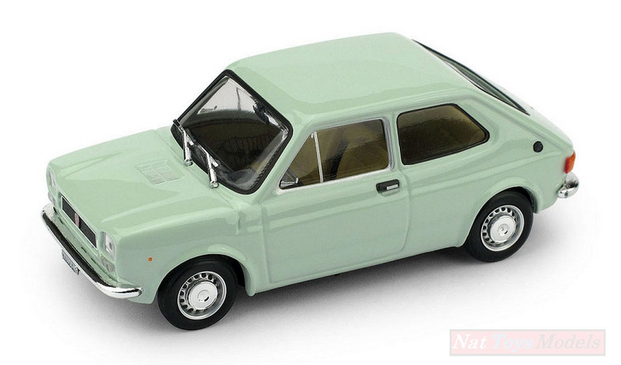 MODELLINO IN SCALA COMPATIBILE CON FIAT 127 1a SERIE 1971 VERDE CHIARO 1:43 BRUMM BM0500-11