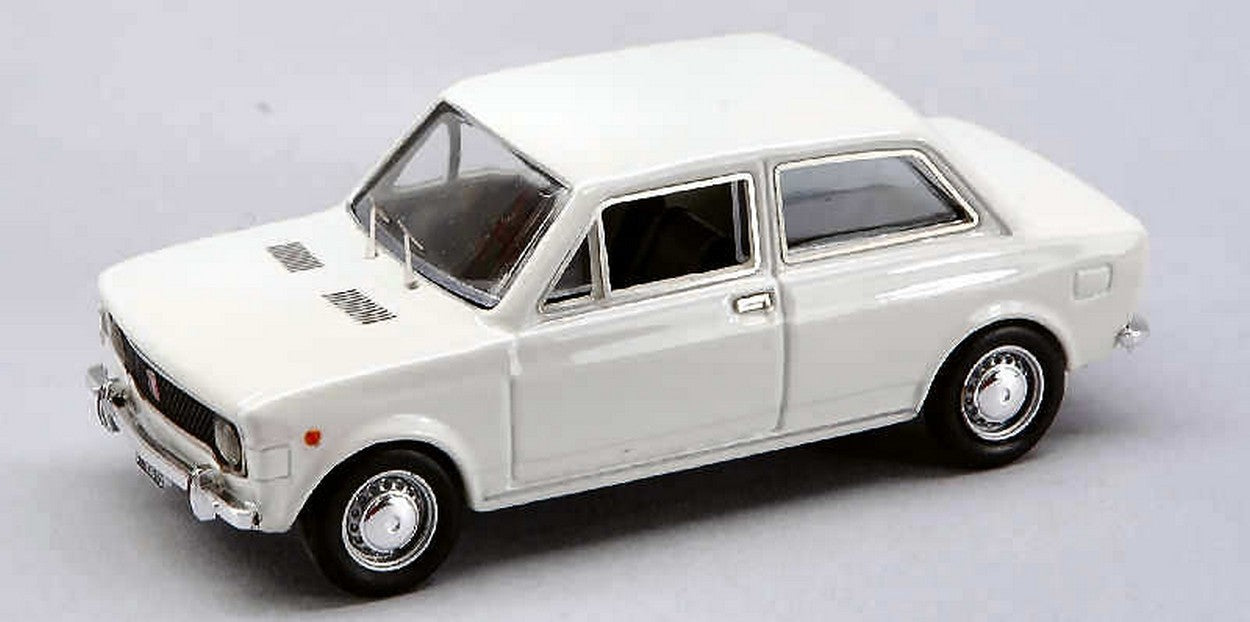 MODELLINO IN SCALA COMPATIBILE CON FIAT 128 2 PORTE 1969 WHITE 1:43 RIO RI4205