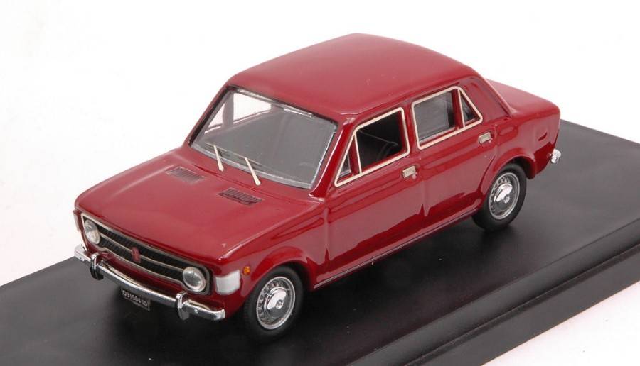 MODELLINO IN SCALA COMPATIBILE CON FIAT 128 4 PORTE 1969 ROSSO SPORT 1:43 RIO RI4664