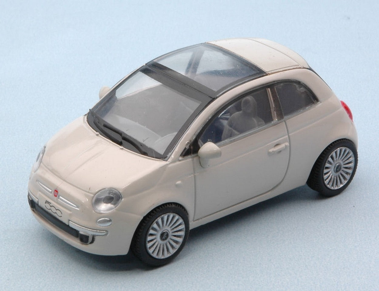 MODELLINO IN SCALA COMPATIBILE CON FIAT NUOVA 500 2007 BANANA 1:43 NEW RAY NY19587B