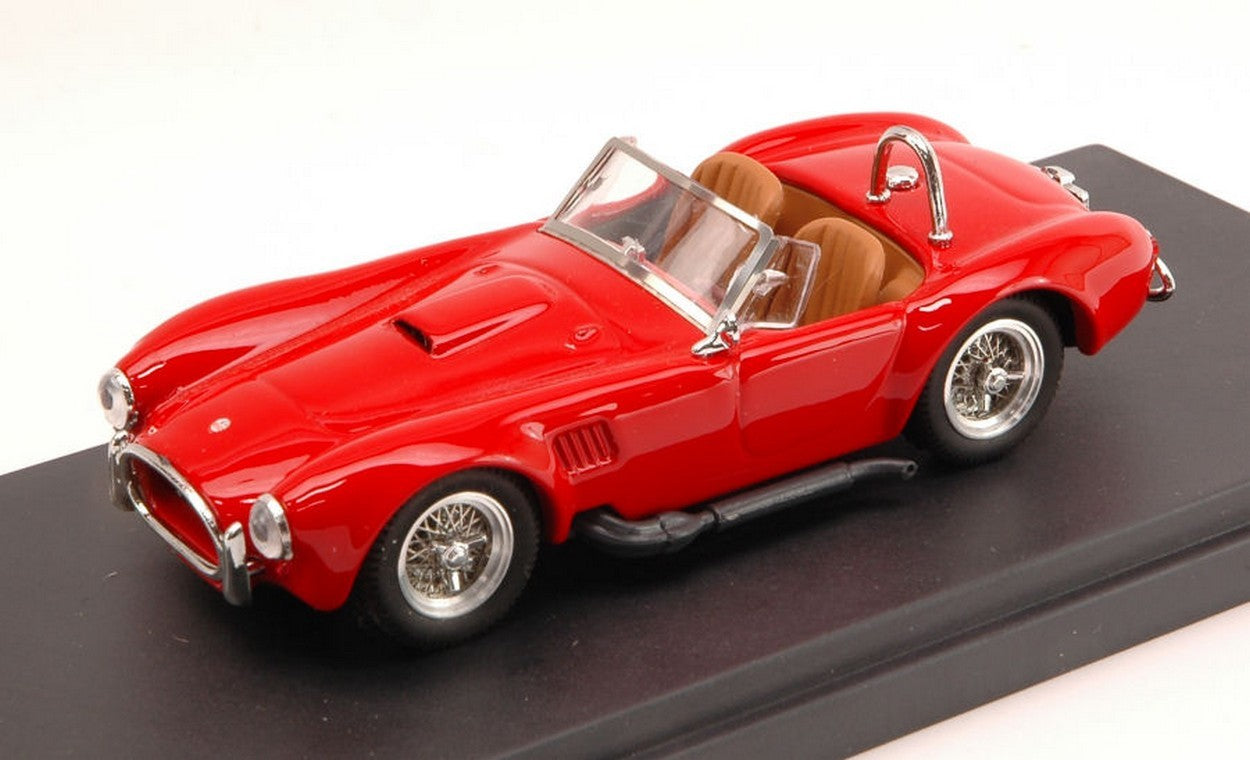 MODELLINO IN SCALA COMPATIBILE CON FORD COBRA 427 STREET 1963 RED 1:43 BANG BG7115